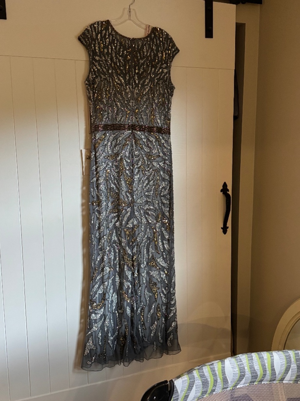 Beaded evening dress